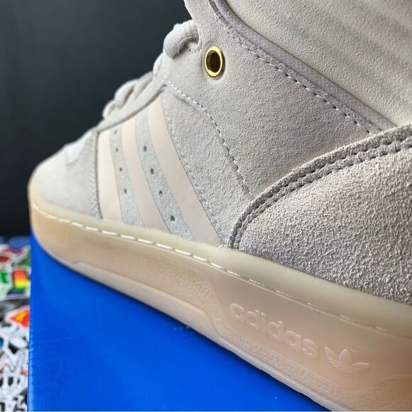 Adidas Rivalry HI Suede Gold Men's Various Sizes - Picture 8 of 13